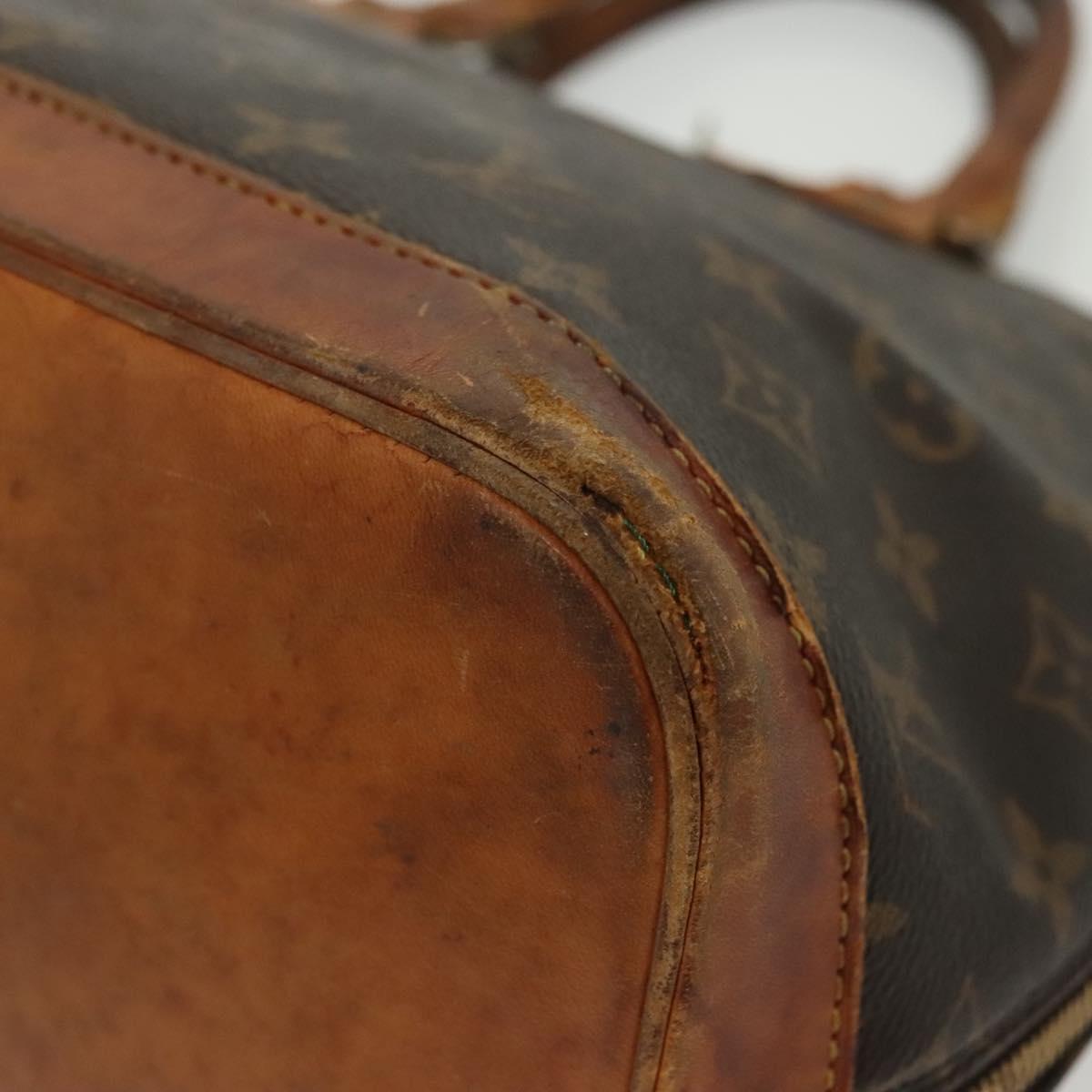 LOUIS VUITTON Monogram Alma Hand Bag M51130 LV Auth gh673