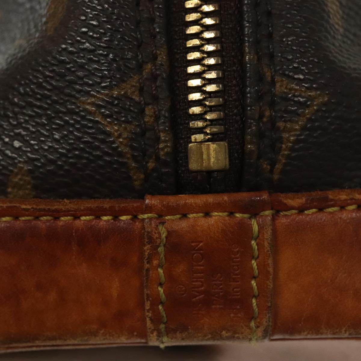 LOUIS VUITTON Monogram Alma Hand Bag M51130 LV Auth gh673