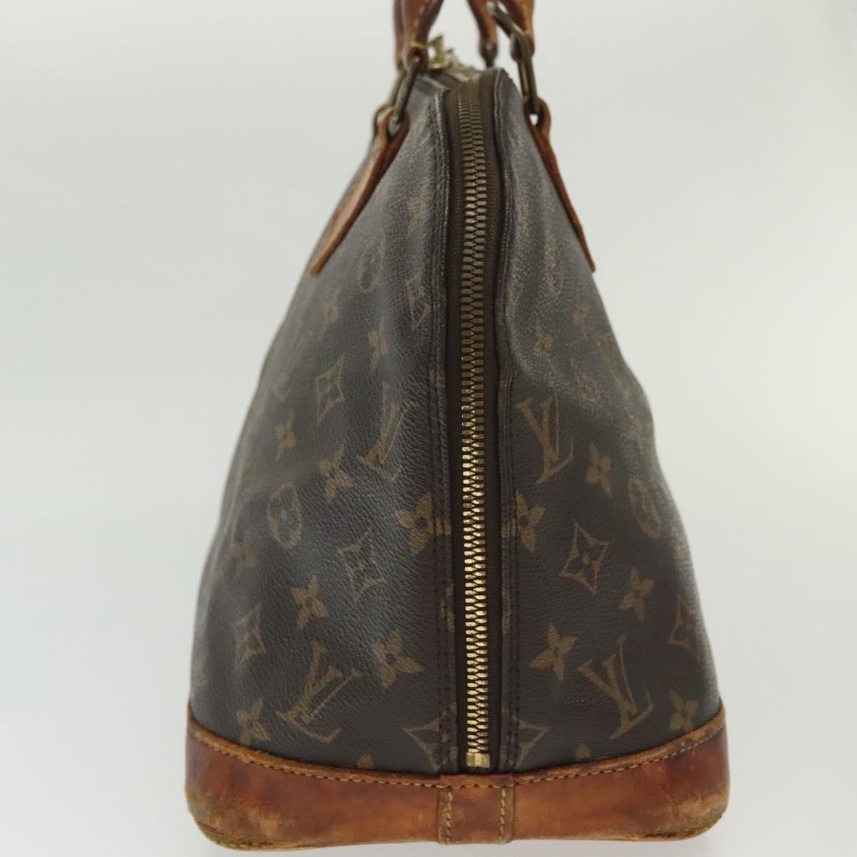 LOUIS VUITTON Monogram Alma Hand Bag M51130 LV Auth gh673