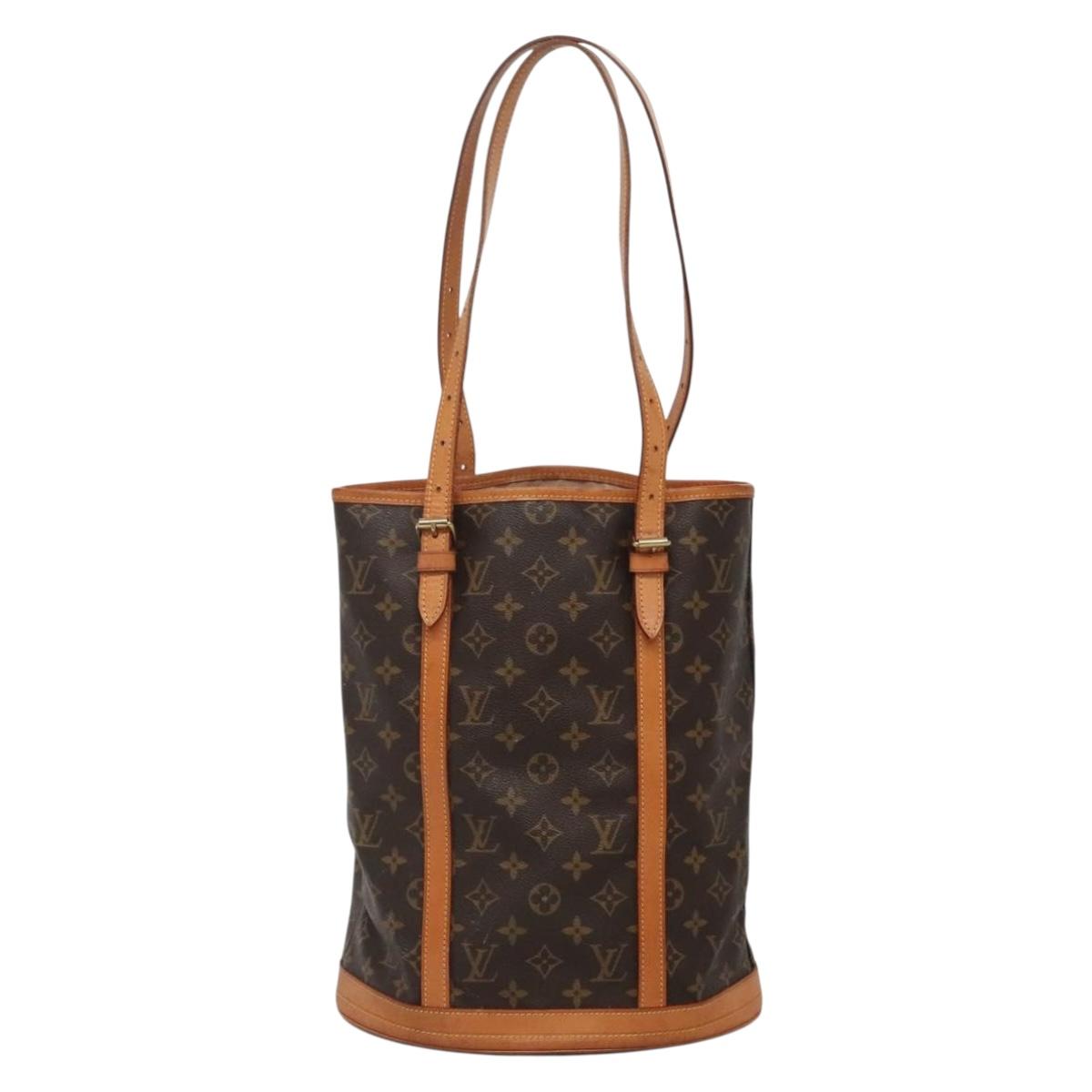 LOUIS VUITTON Monogram Bucket GM Shoulder Bag M42236 LV Auth gh678