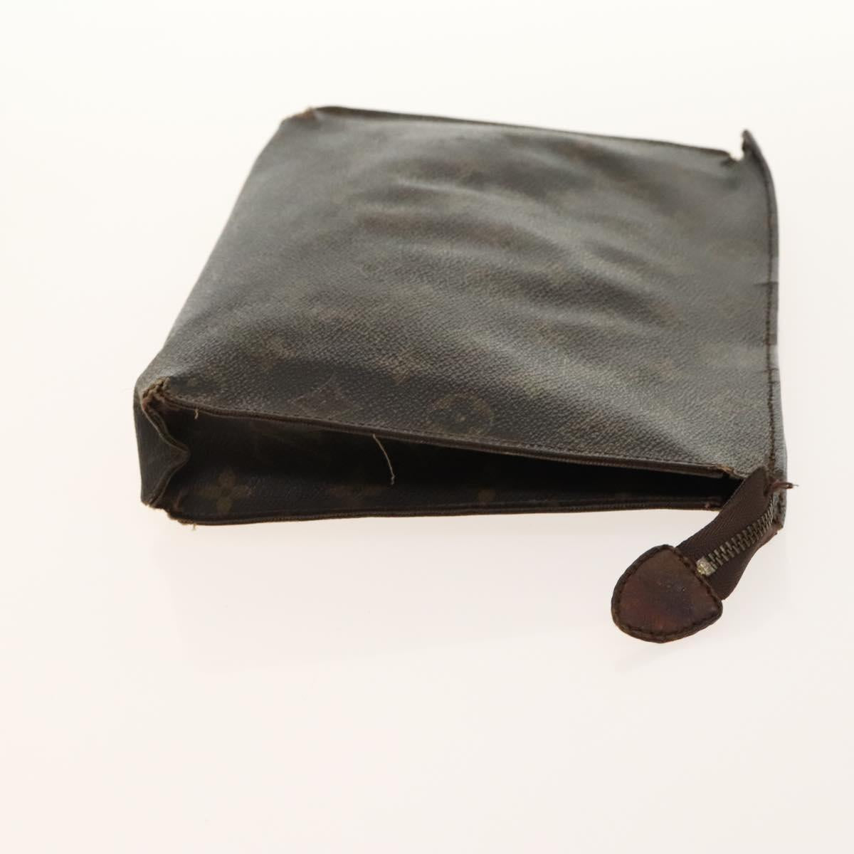 LOUIS VUITTON Monogram Pouch 2Set LV Auth gh679