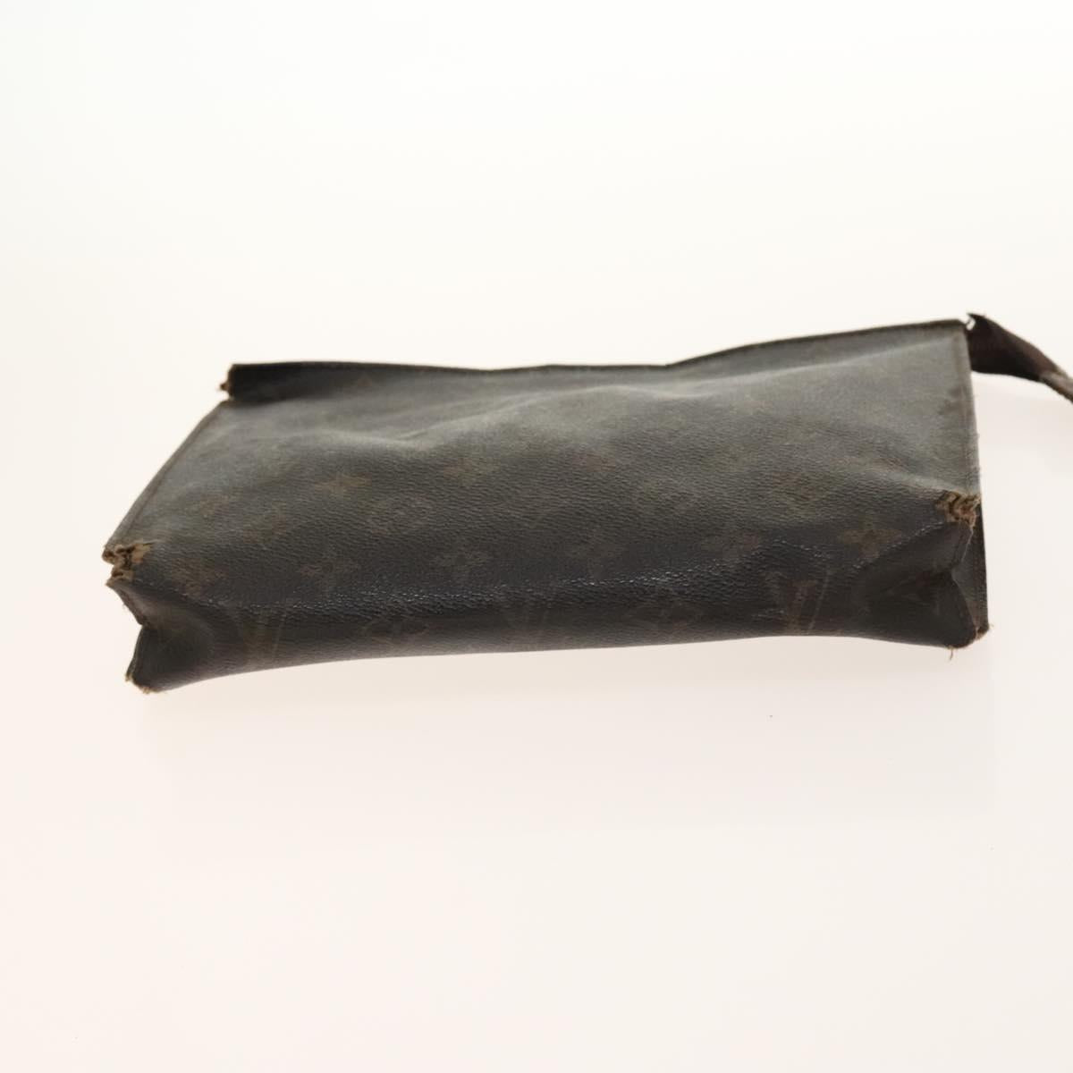 LOUIS VUITTON Monogram Pouch 2Set LV Auth gh679
