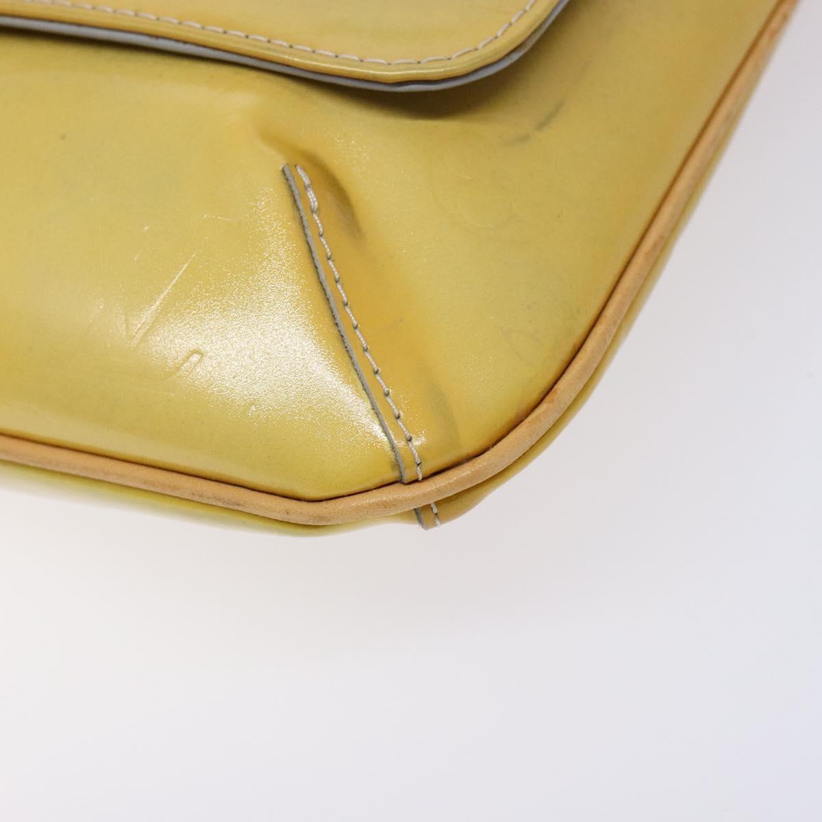 LOUIS VUITTON Monogram Vernis Thompson Street Bag Gris M91008 LV Auth gh689