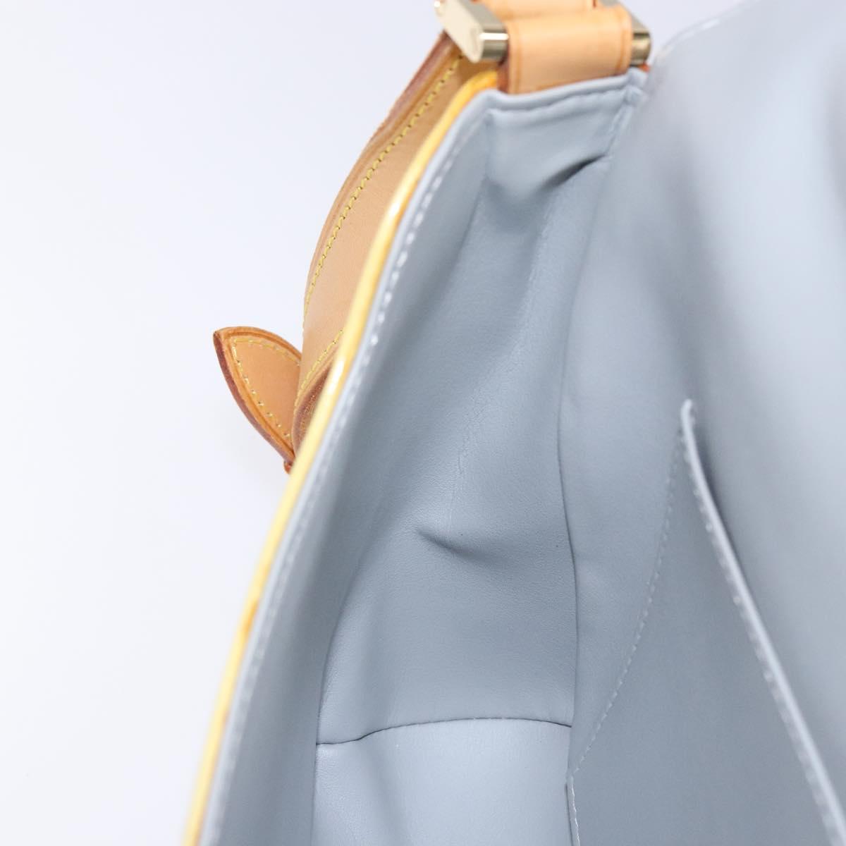 LOUIS VUITTON Monogram Vernis Thompson Street Bag Gris M91008 LV Auth gh689