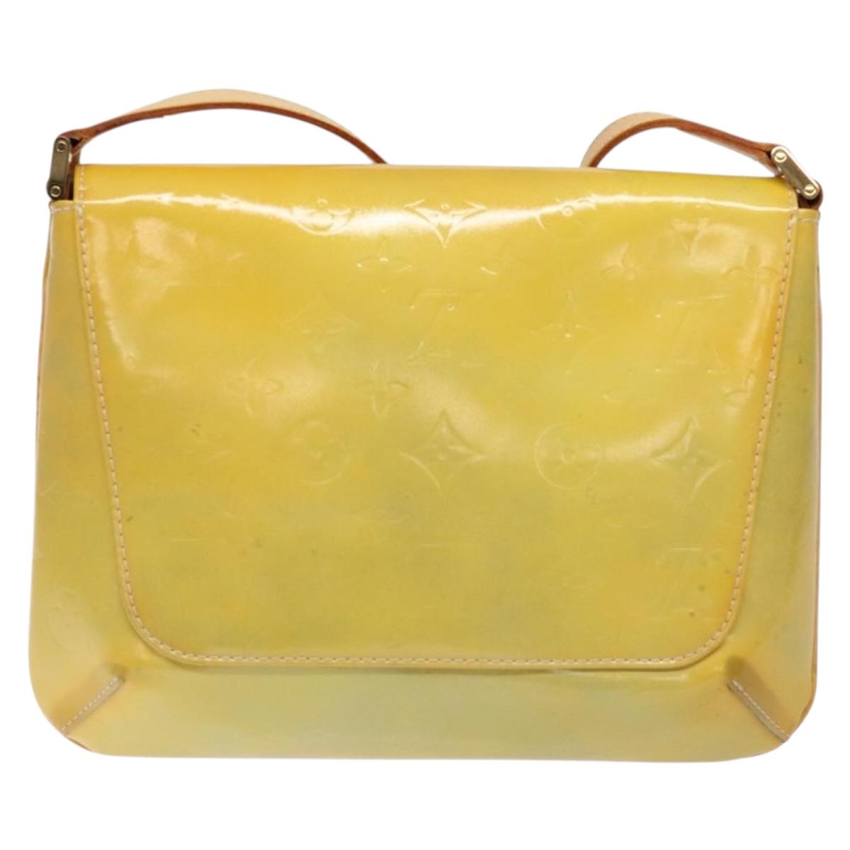 LOUIS VUITTON Monogram Vernis Thompson Street Bag Gris M91008 LV Auth gh689