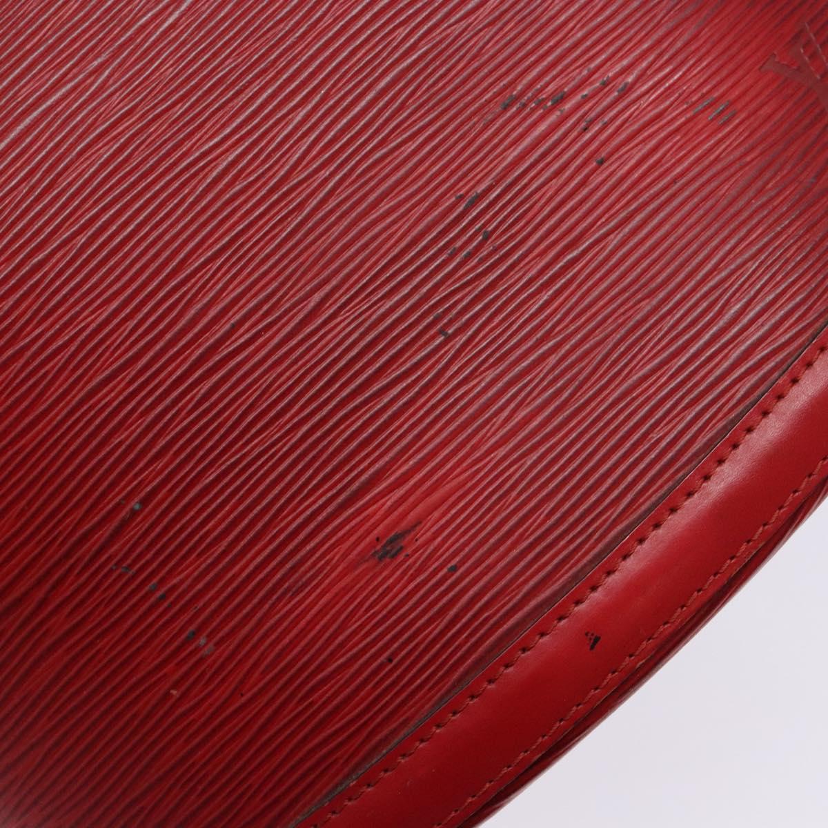 LOUIS VUITTON Epi Cluny Shoulder Bag Red M52257 LV Auth gh714