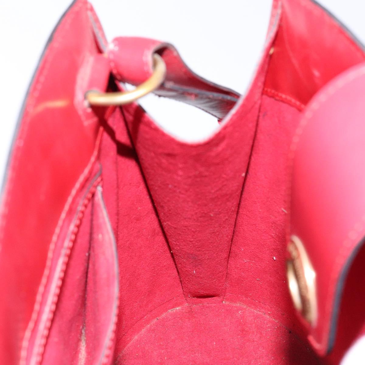 LOUIS VUITTON Epi Cluny Shoulder Bag Red M52257 LV Auth gh714
