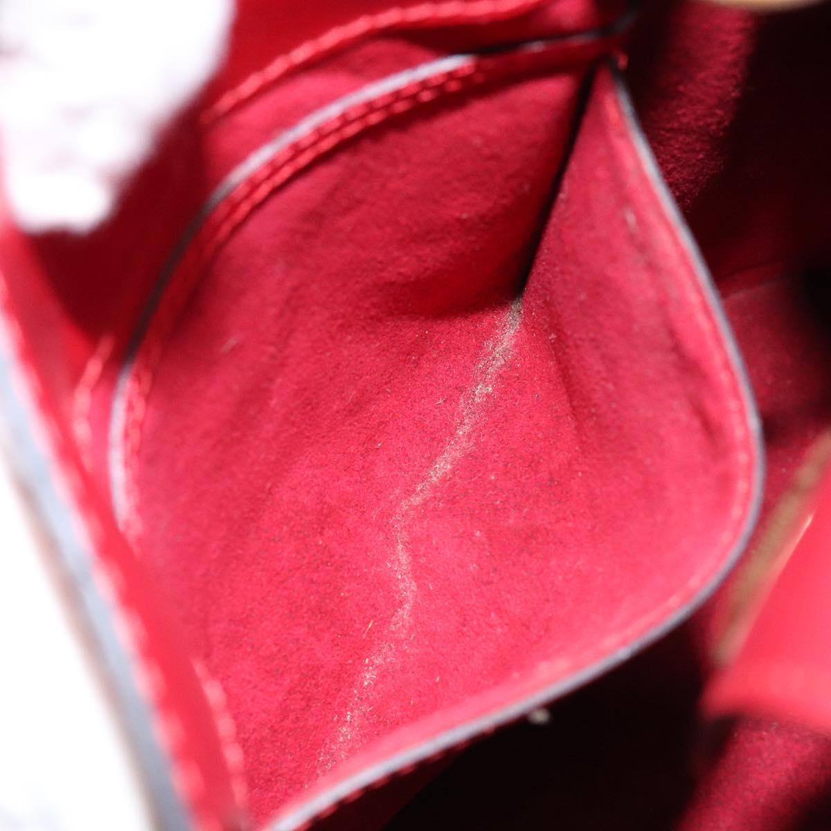 LOUIS VUITTON Epi Cluny Shoulder Bag Red M52257 LV Auth gh714