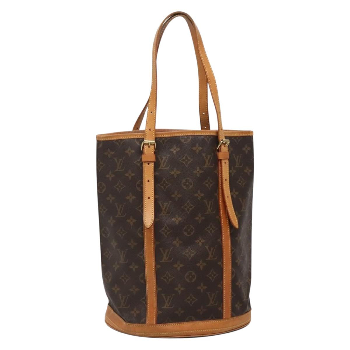 LOUIS VUITTON Monogram Bucket GM Shoulder Bag M42236 LV Auth gh725