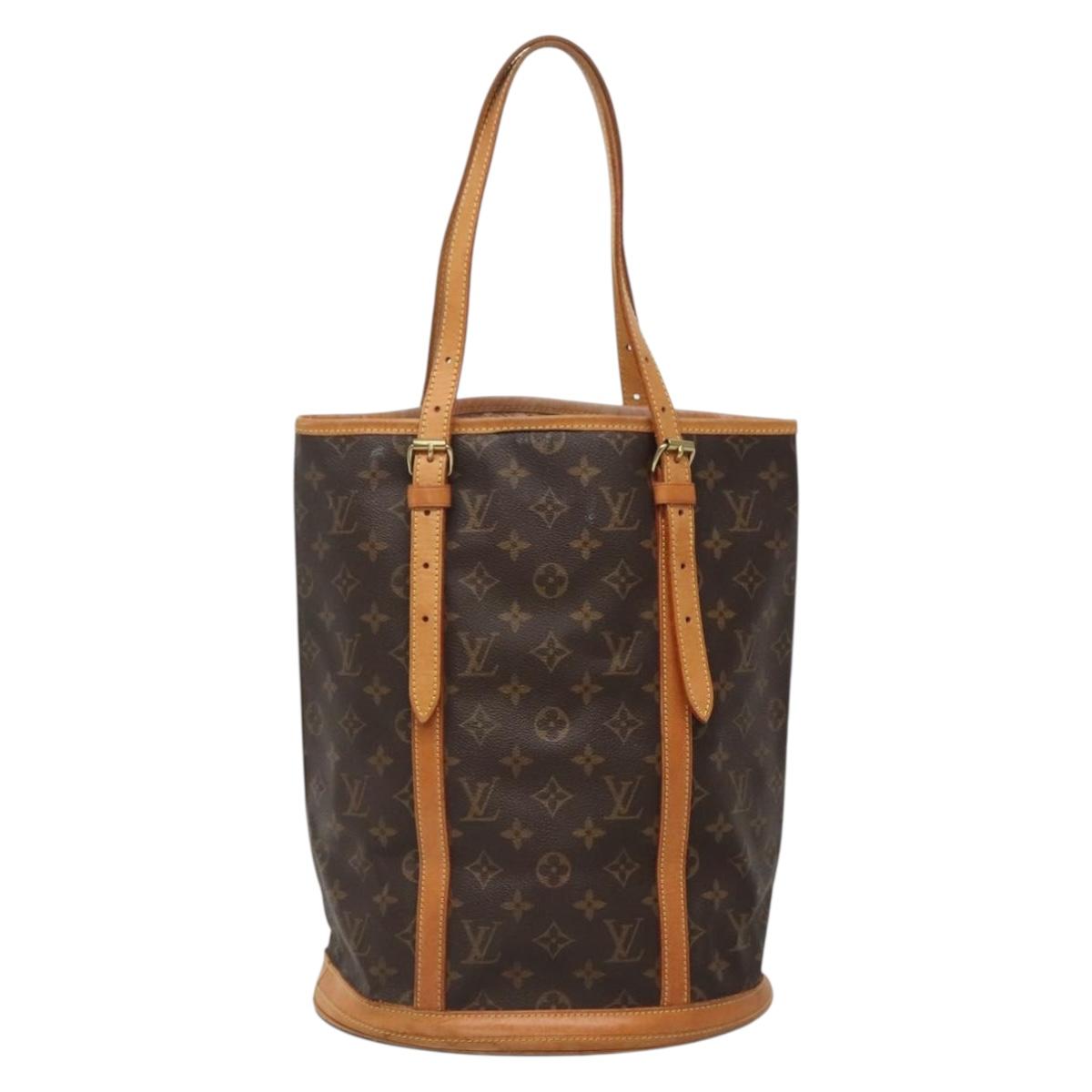 LOUIS VUITTON Monogram Bucket GM Shoulder Bag M42236 LV Auth gh725