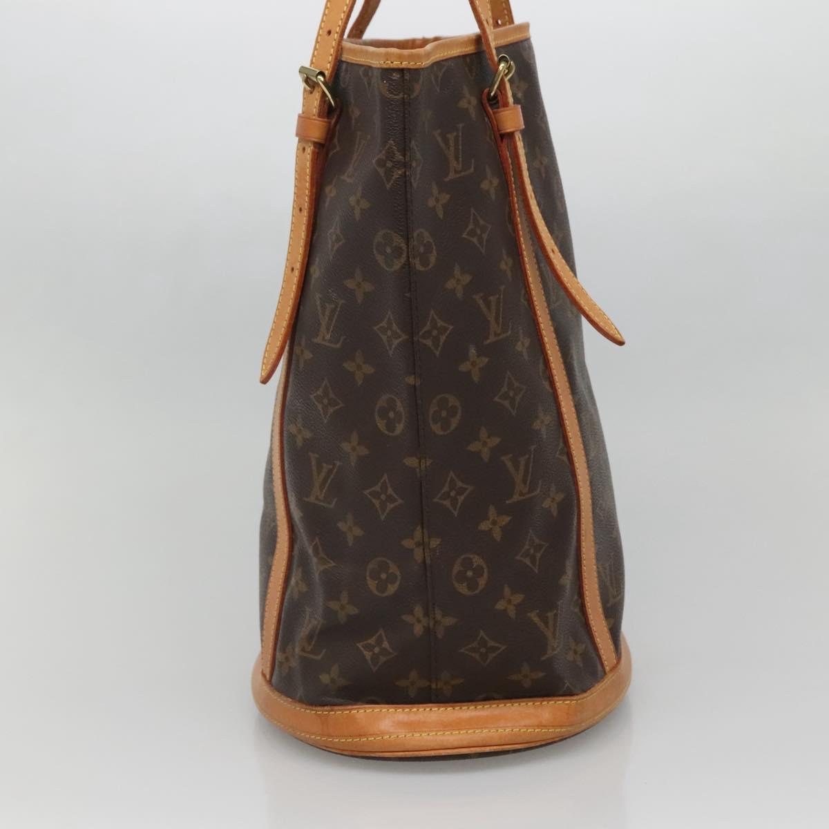LOUIS VUITTON Monogram Bucket GM Shoulder Bag M42236 LV Auth gh725