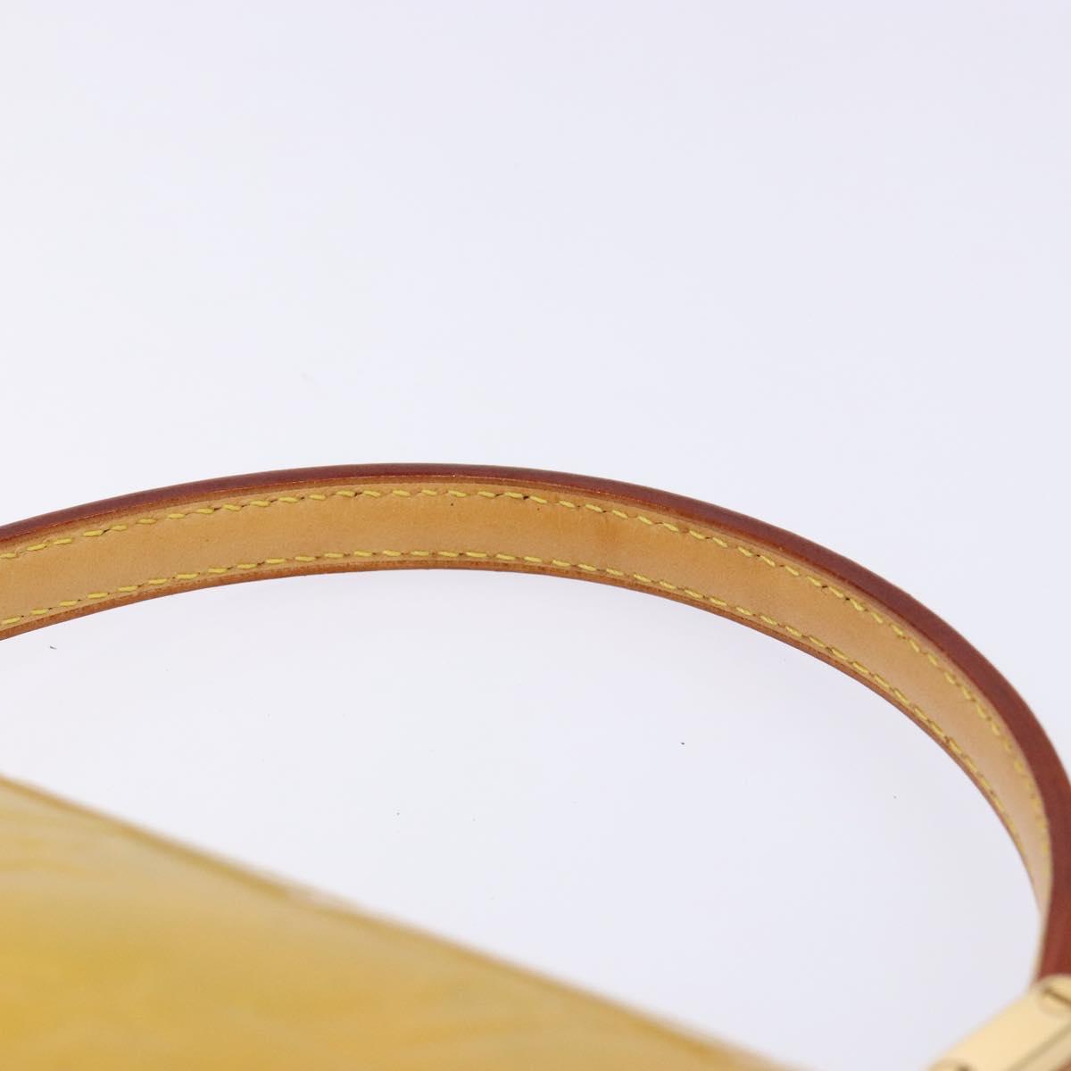 LOUIS VUITTON Monogram Vernis Spring Street Hand Bag Gris M91029 LV Auth gh743