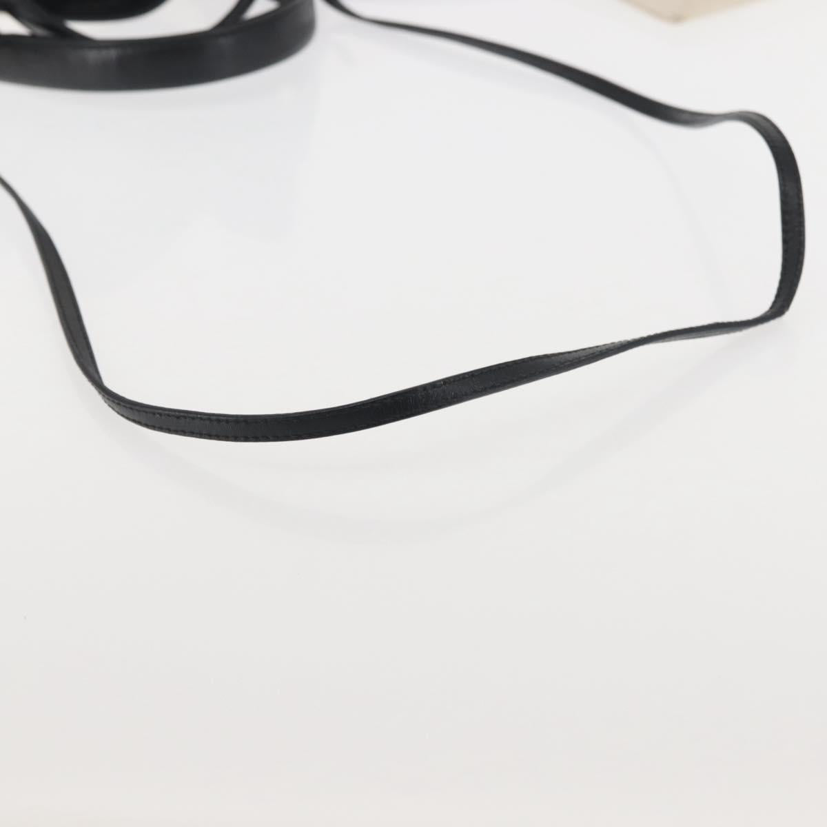 BALENCIAGA Navy Cabas XS Bag Canvas Leather White Black Silver 390346 Auth gh775