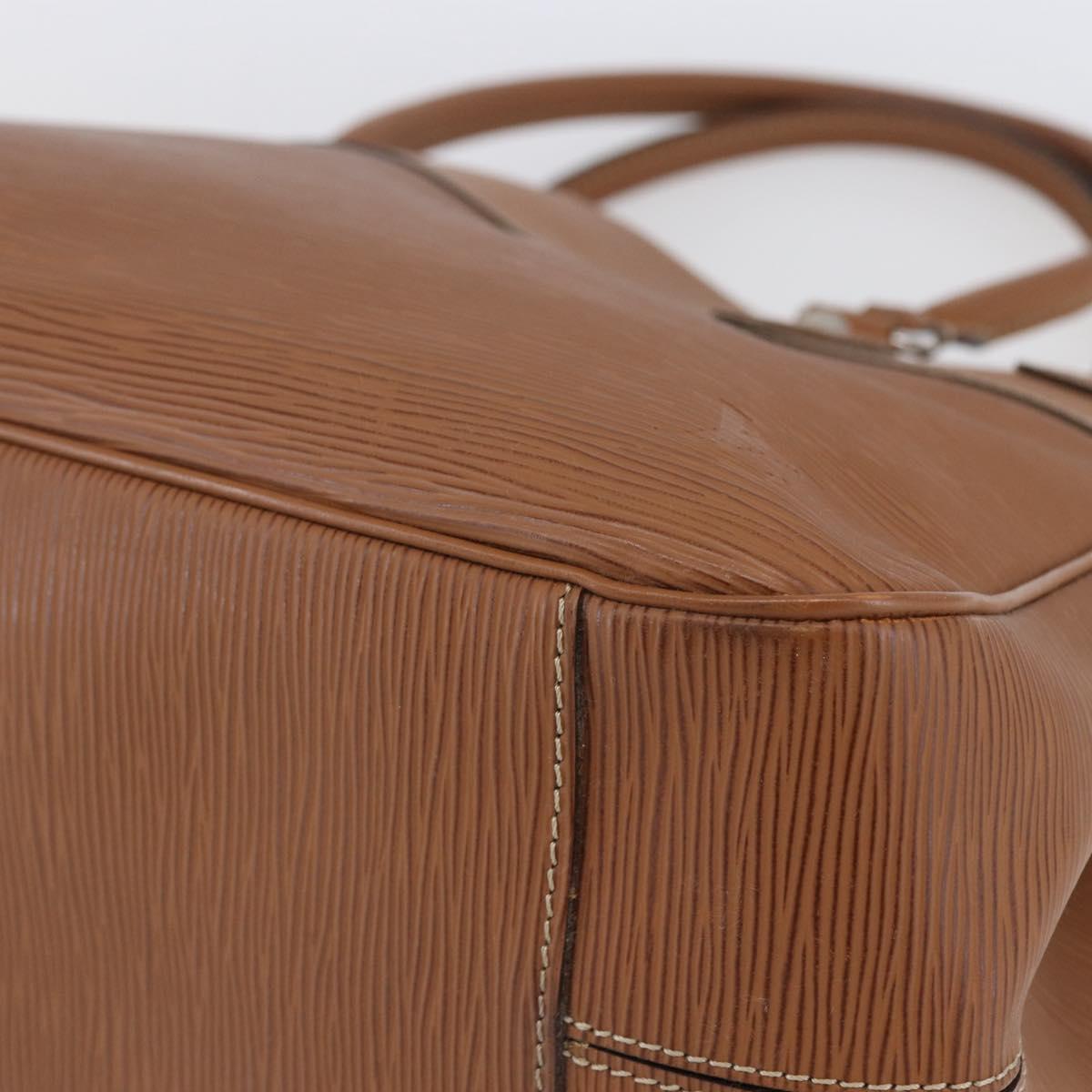 LOUIS VUITTON Epi Passy GM Hand Bag Camel M59251 LV Auth gh780