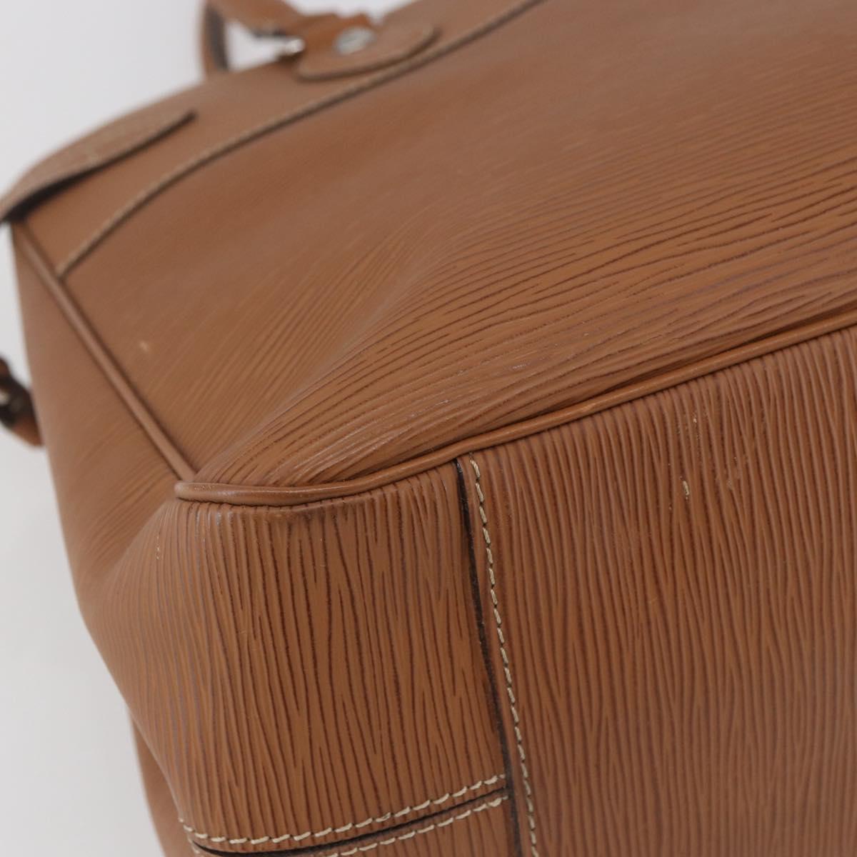 LOUIS VUITTON Epi Passy GM Hand Bag Camel M59251 LV Auth gh780