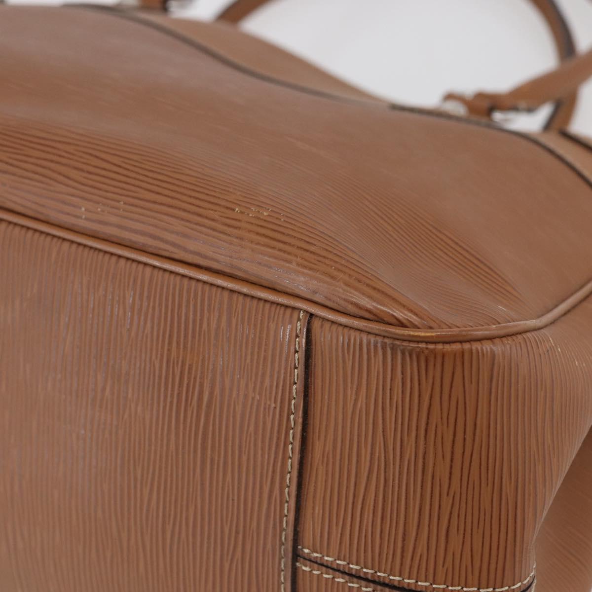 LOUIS VUITTON Epi Passy GM Hand Bag Camel M59251 LV Auth gh780