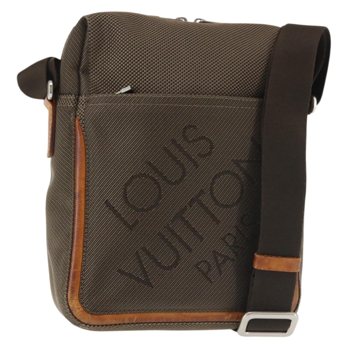 LOUIS VUITTON Damier Geant Sitadan NM Bag Brown Tail M93224 LV Auth gh782