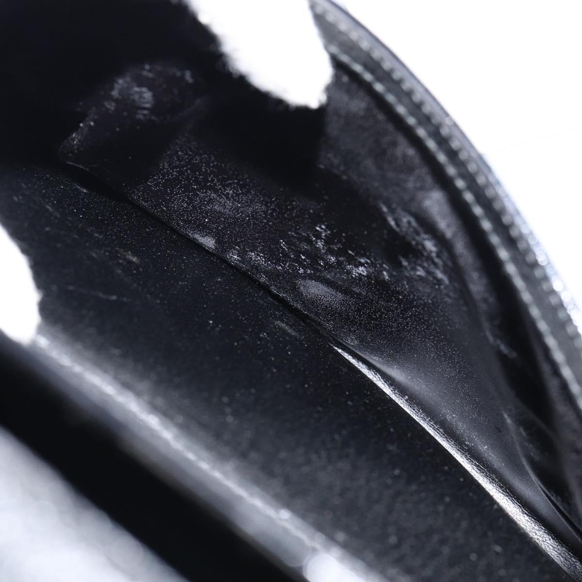 GUCCI Hand Bag Leather Black 002 3754 0459 Auth gh785