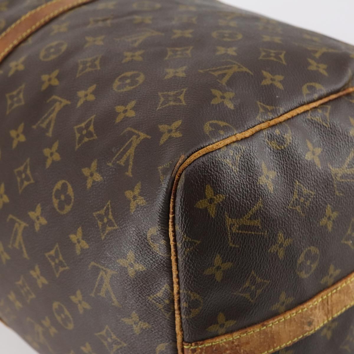 LOUIS VUITTON Monogram Keepall Bandouliere 55 Boston Bag M41414 LV Auth gh792