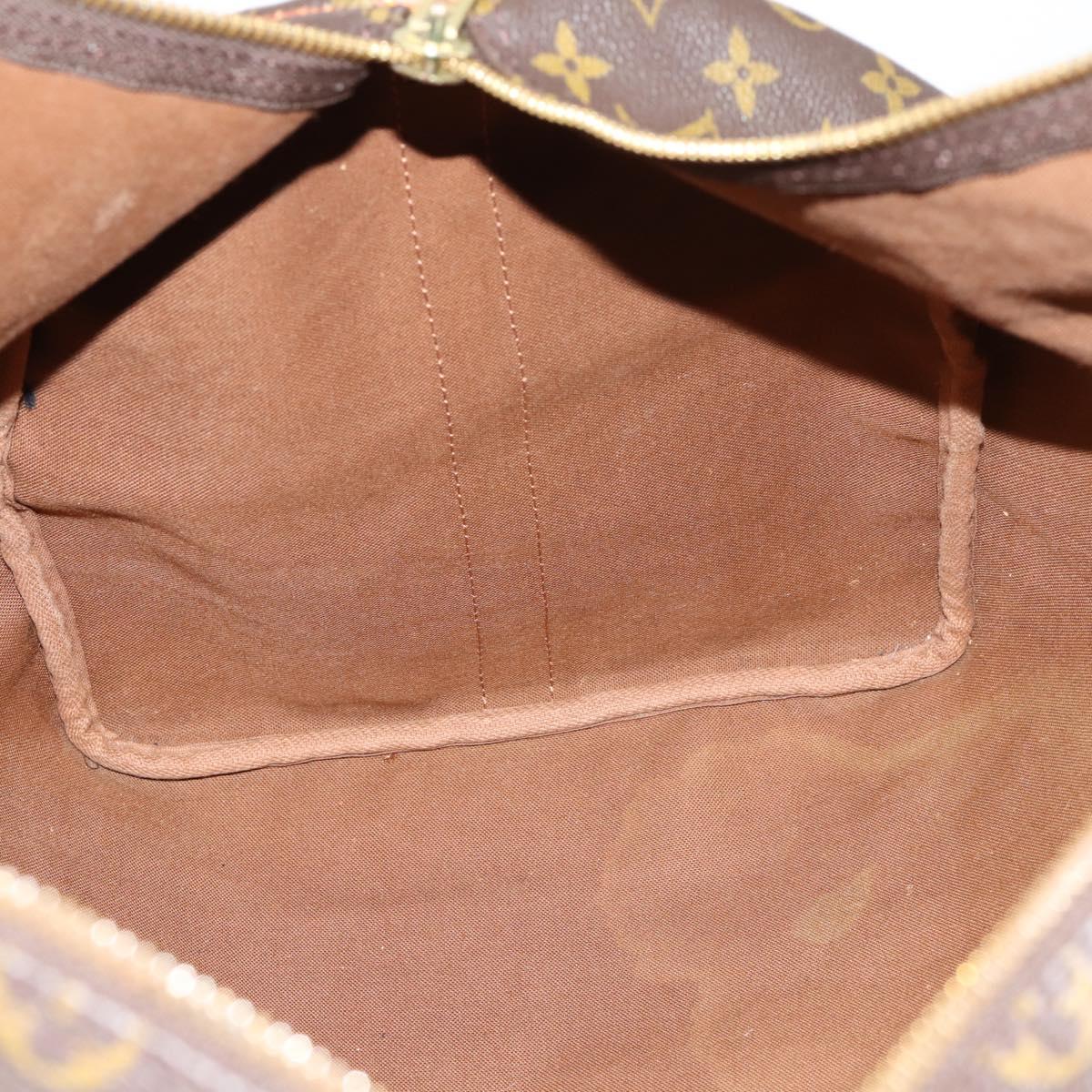 LOUIS VUITTON Monogram Keepall Bandouliere 55 Boston Bag M41414 LV Auth gh792