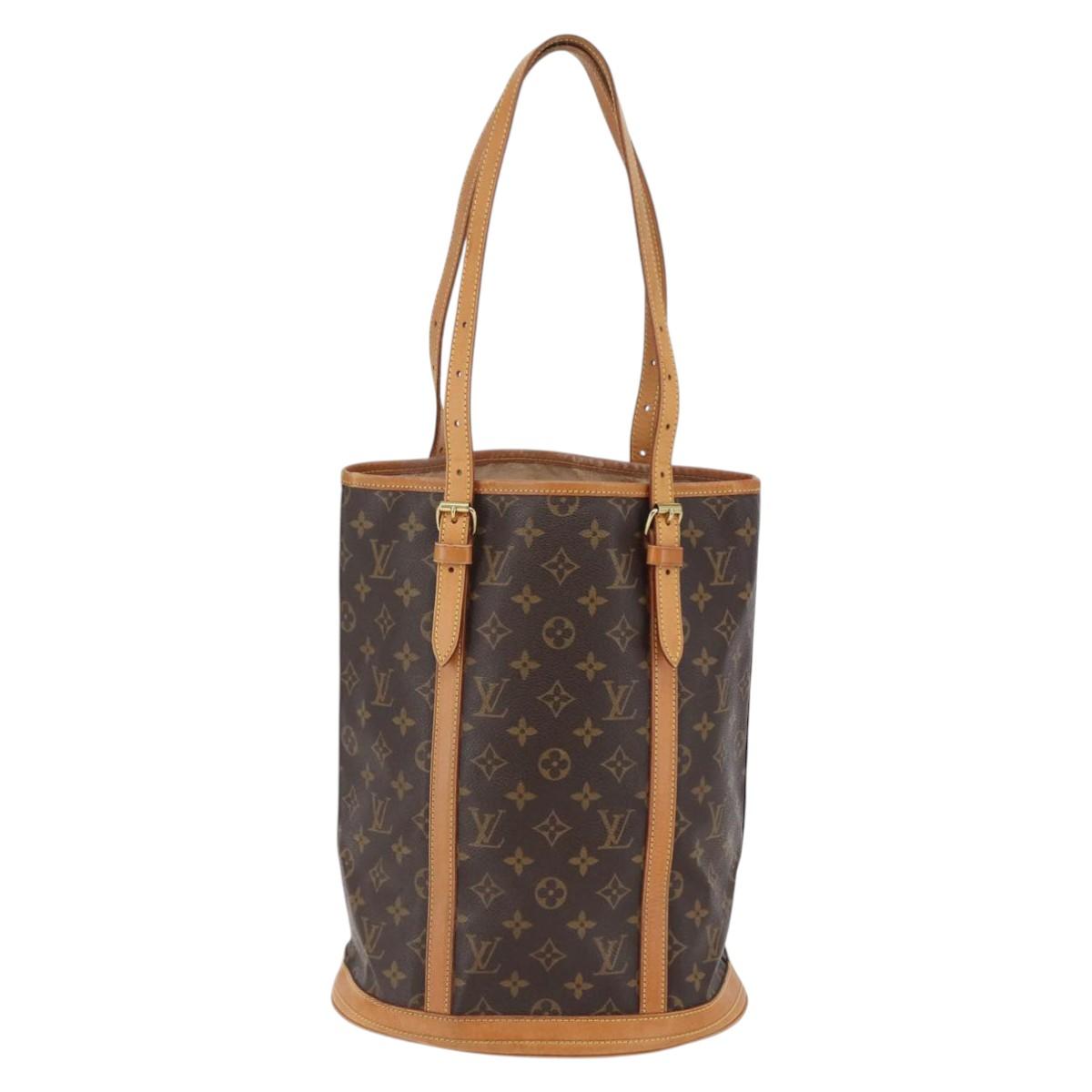 LOUIS VUITTON Monogram Bucket GM Shoulder Bag M42236 LV Auth gh795
