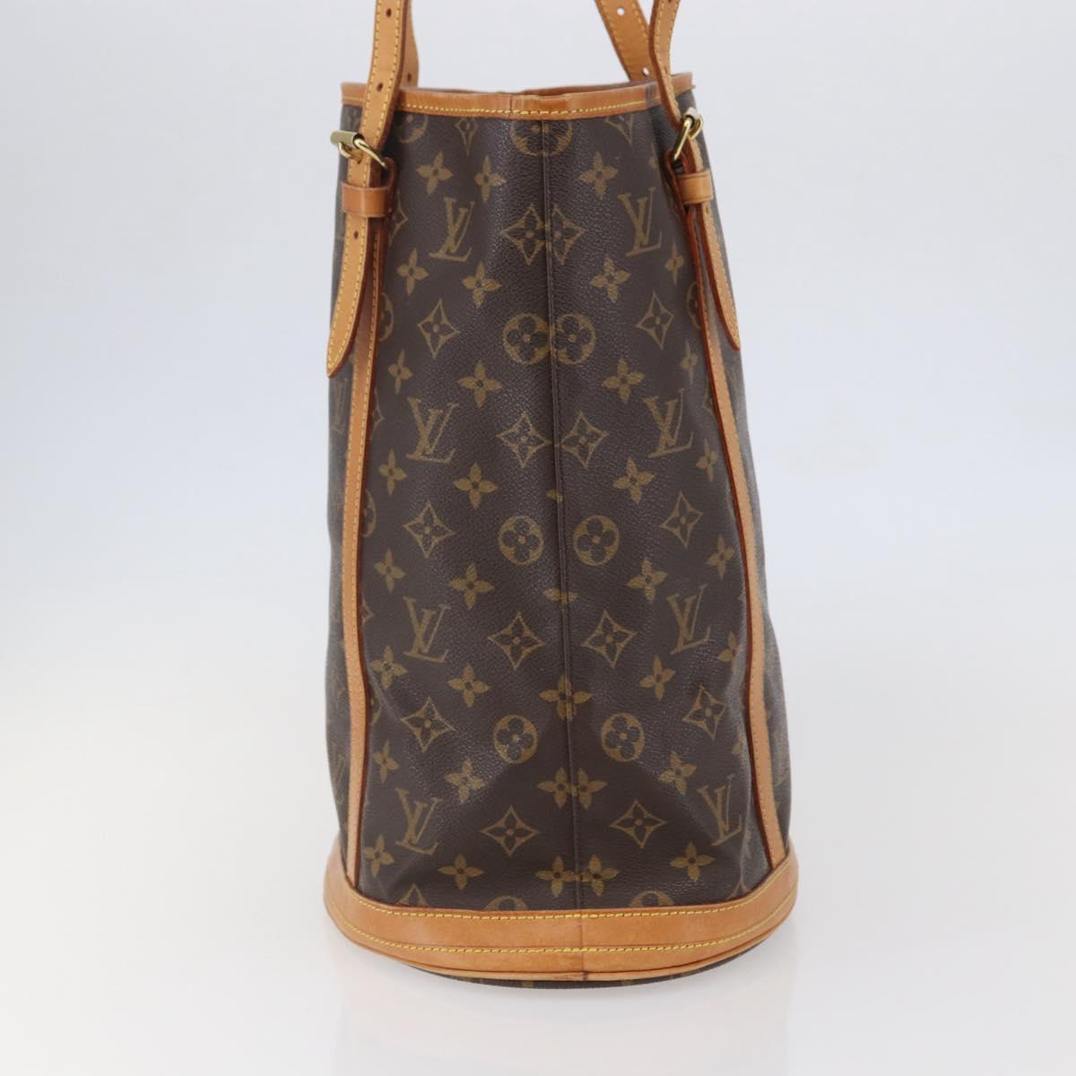 LOUIS VUITTON Monogram Bucket GM Shoulder Bag M42236 LV Auth gh795
