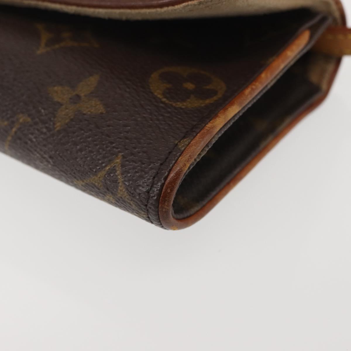 LOUIS VUITTON Monogram Pochette Twin PM Shoulder Bag M51854 LV Auth gh816