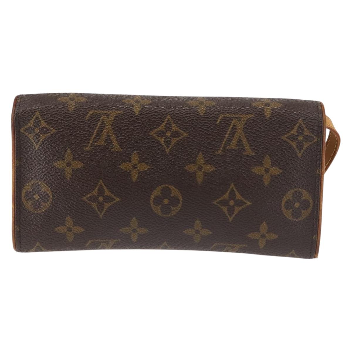 LOUIS VUITTON Monogram Pochette Twin PM Shoulder Bag M51854 LV Auth gh816