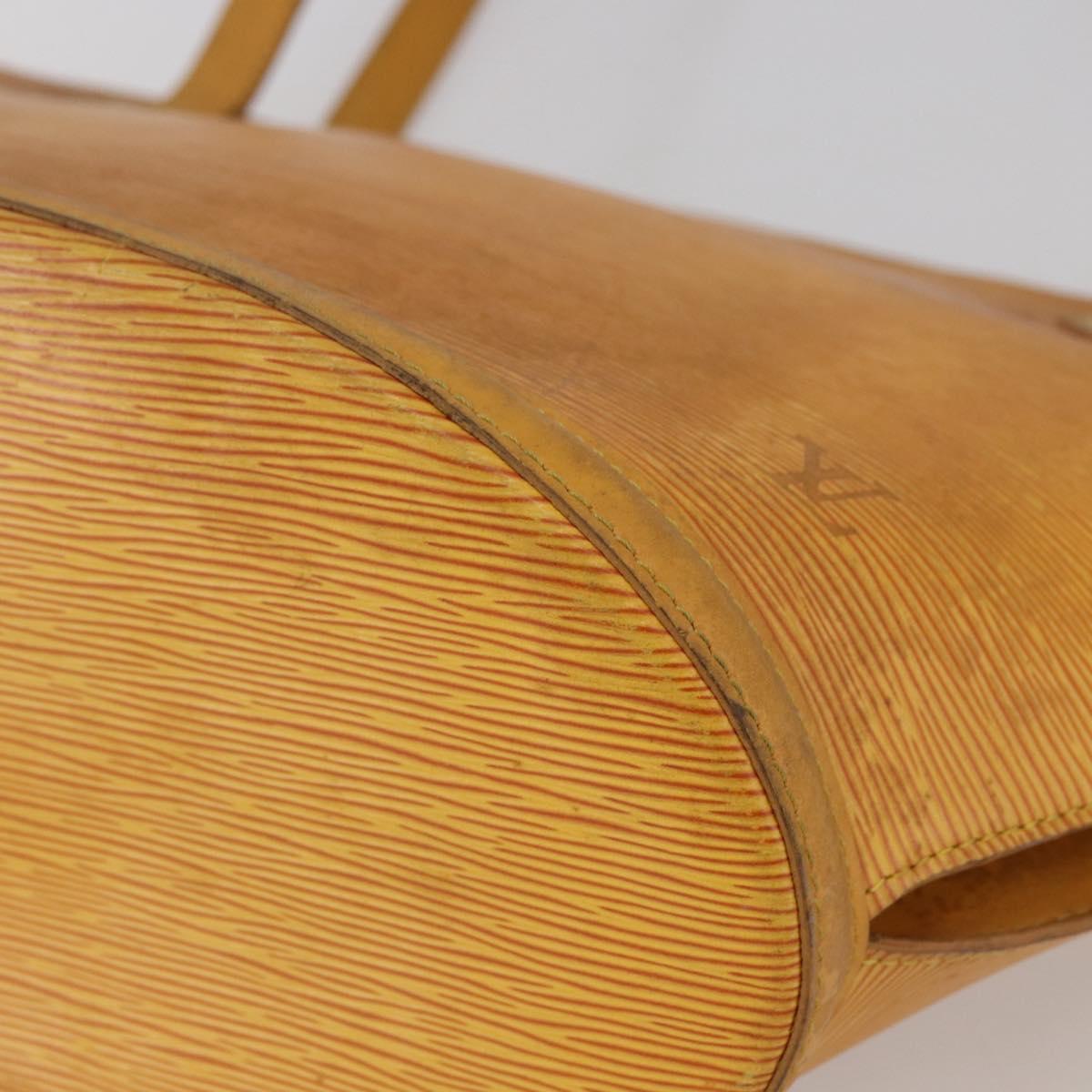 LOUIS VUITTON Epi Saint Jacques Shopping Shoulder Bag Yellow M52269 Auth gh826