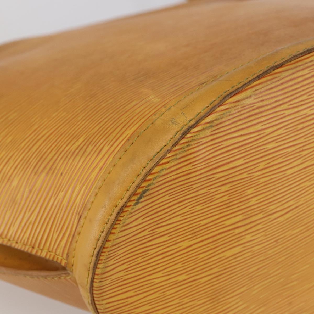 LOUIS VUITTON Epi Saint Jacques Shopping Shoulder Bag Yellow M52269 Auth gh826