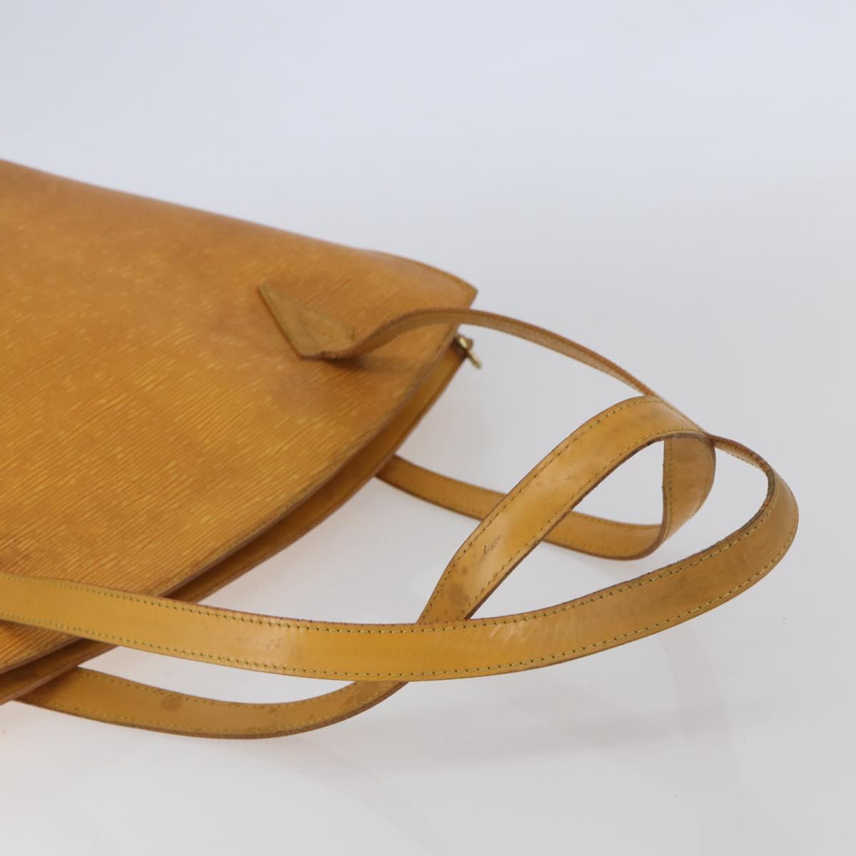 LOUIS VUITTON Epi Saint Jacques Shopping Shoulder Bag Yellow M52269 Auth gh826