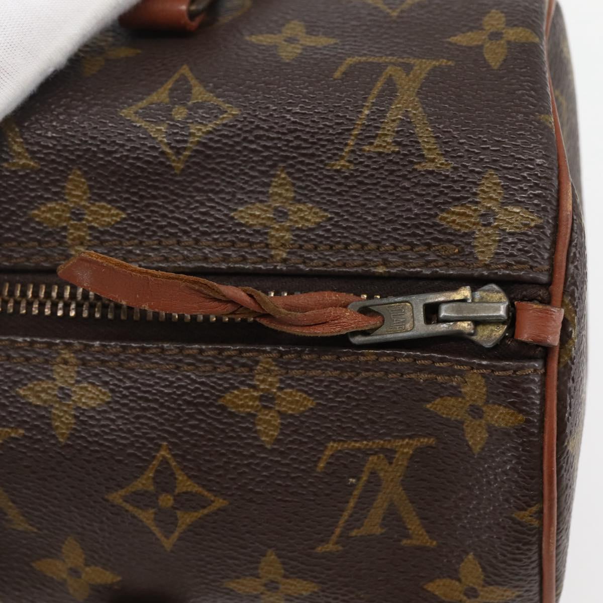 LOUIS VUITTON Monogram Papillon 30 Hand Bag Vintage M51385 LV Auth gh847