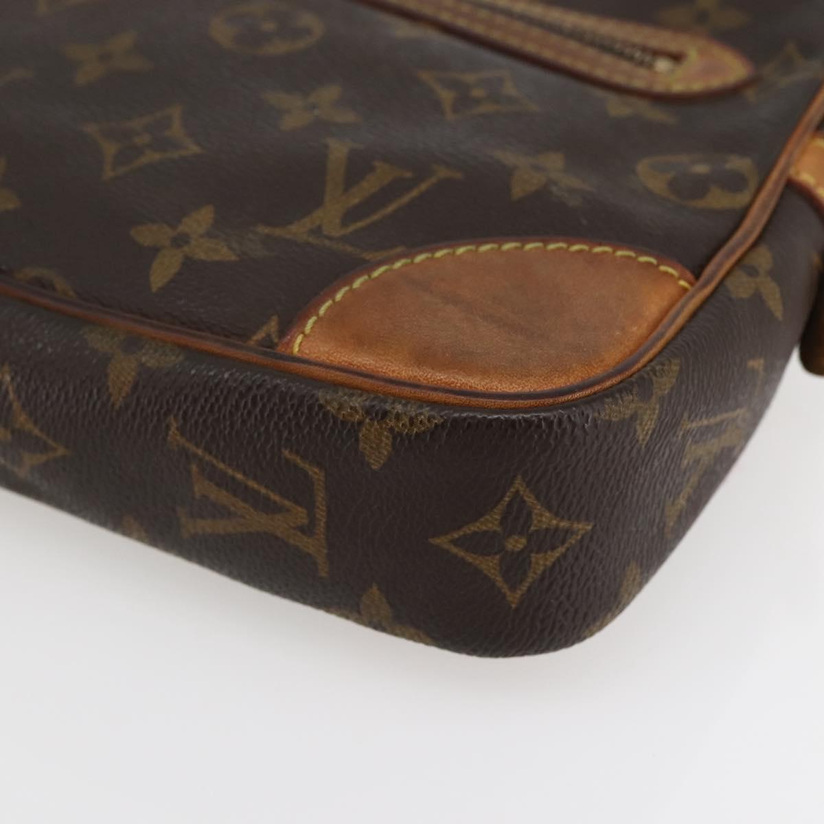 LOUIS VUITTON Monogram Marly Dragonne GM Clutch Bag M51825 LV Auth gh849