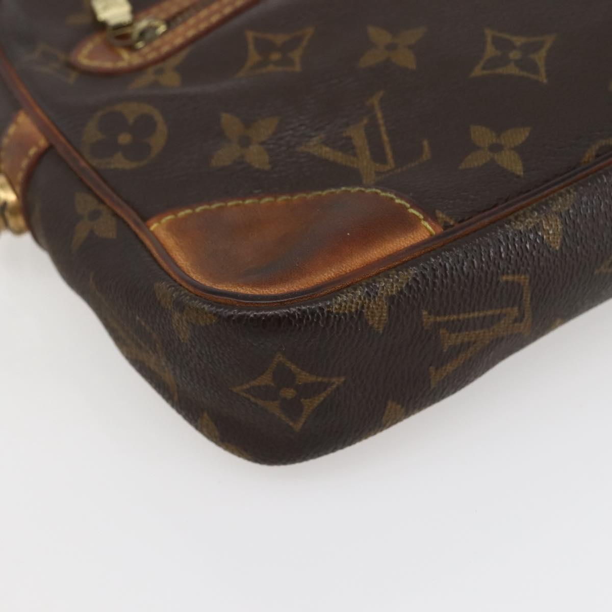 LOUIS VUITTON Monogram Marly Dragonne GM Clutch Bag M51825 LV Auth gh849