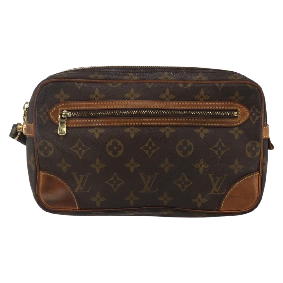 LOUIS VUITTON Monogram Marly Dragonne GM Clutch Bag M51825 LV Auth gh849