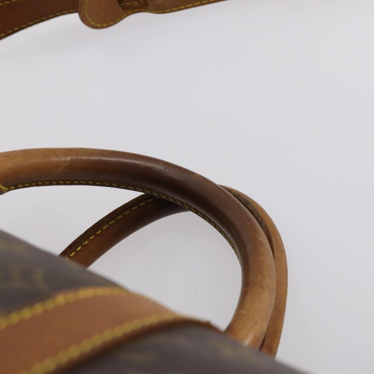 LOUIS VUITTON Monogram Keepall Bandouliere 55 Boston Bag M41414 LV Auth gh851