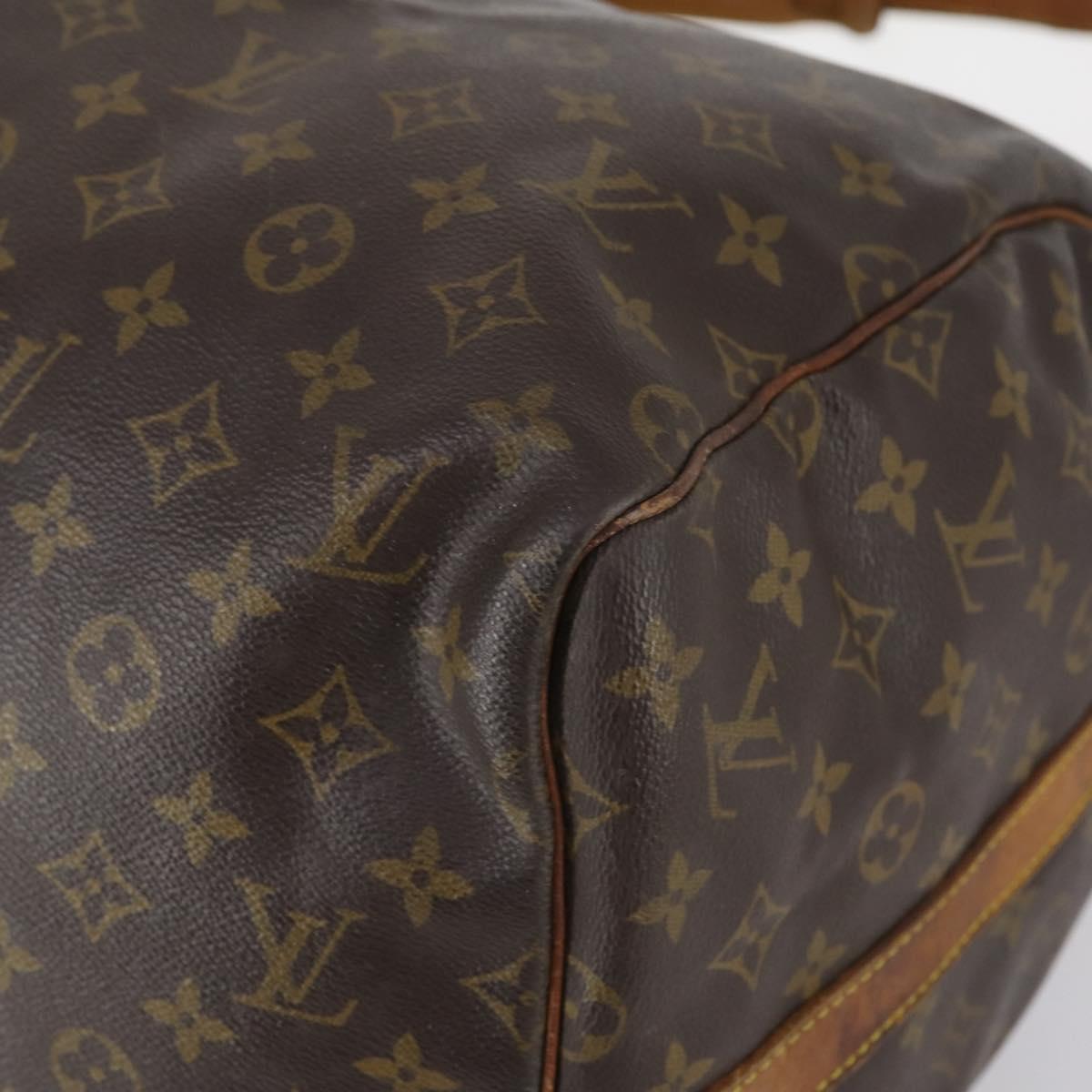 LOUIS VUITTON Monogram Keepall Bandouliere 55 Boston Bag M41414 LV Auth gh851