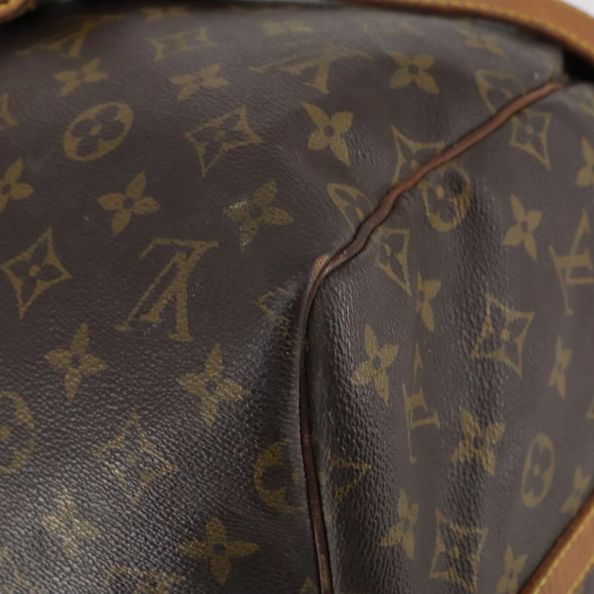 LOUIS VUITTON Monogram Keepall Bandouliere 55 Boston Bag M41414 LV Auth gh851