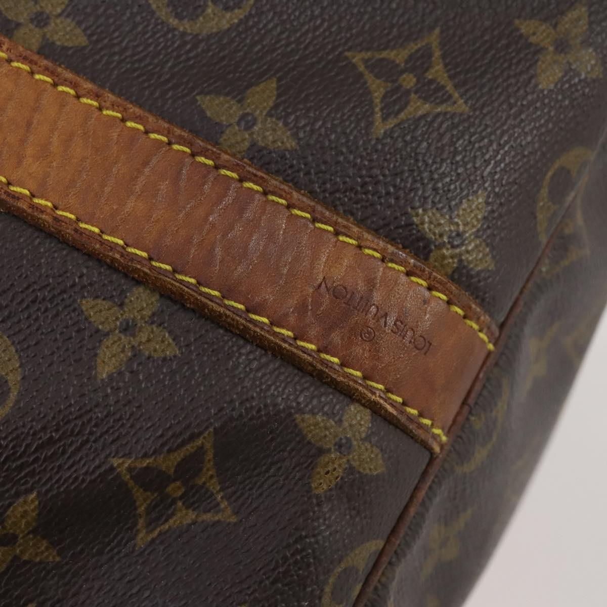 LOUIS VUITTON Monogram Keepall Bandouliere 55 Boston Bag M41414 LV Auth gh851