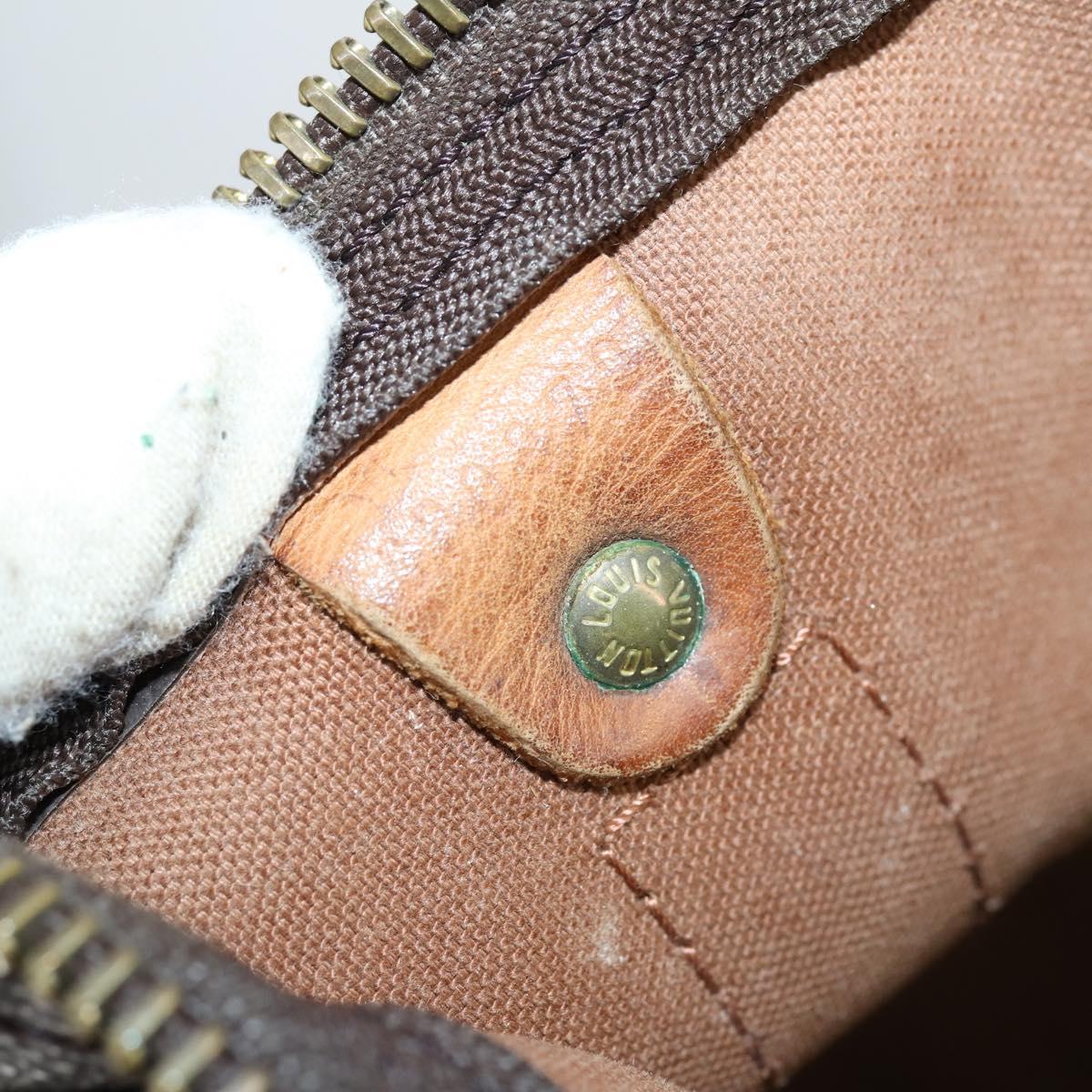 LOUIS VUITTON Monogram Keepall Bandouliere 55 Boston Bag M41414 LV Auth gh851