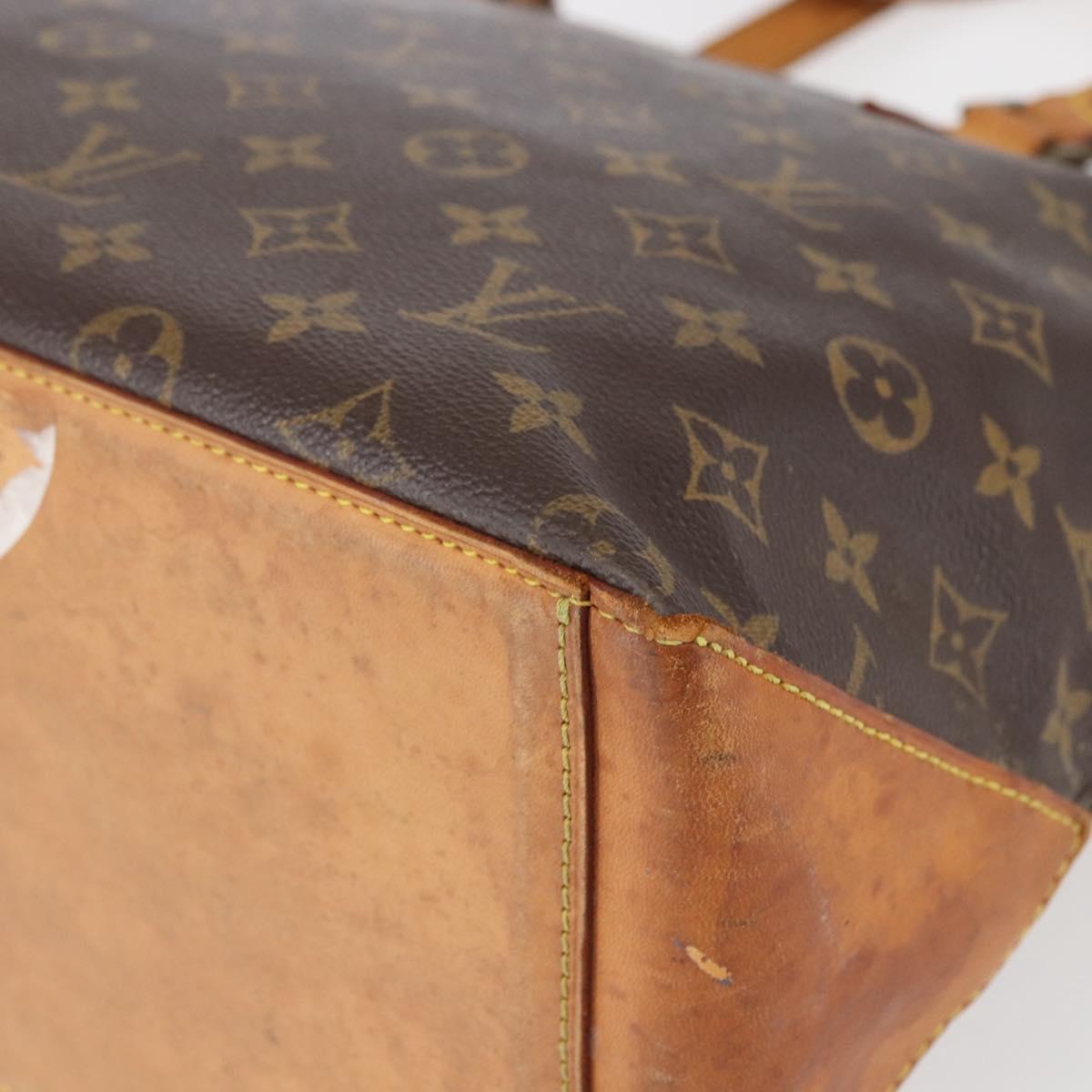 LOUIS VUITTON Monogram Cabas Mezzo Tote Bag M51151 LV Auth gh852