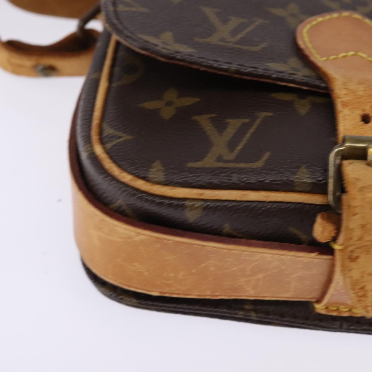 LOUIS VUITTON Monogram Cartouchiere PM Shoulder Bag M51254 LV Auth gh872