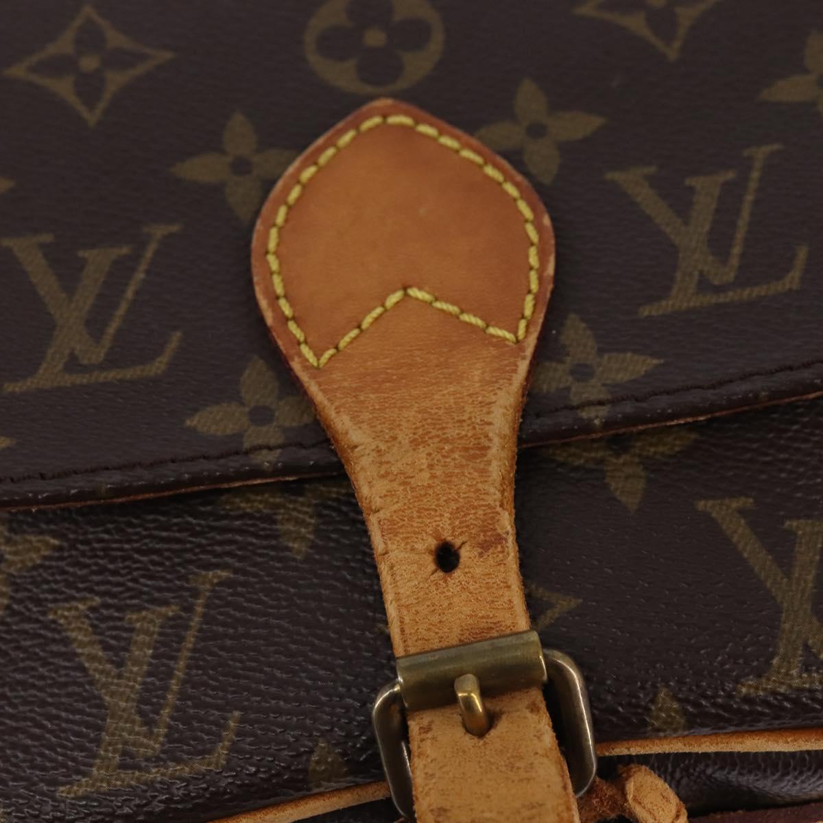 LOUIS VUITTON Monogram Cartouchiere PM Shoulder Bag M51254 LV Auth gh872