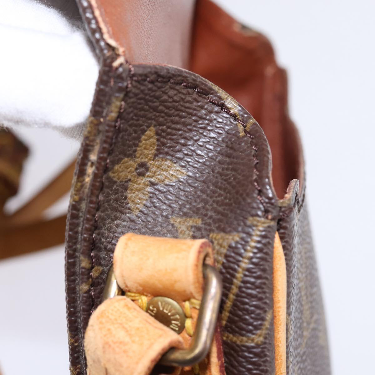 LOUIS VUITTON Monogram Cartouchiere PM Shoulder Bag M51254 LV Auth gh872