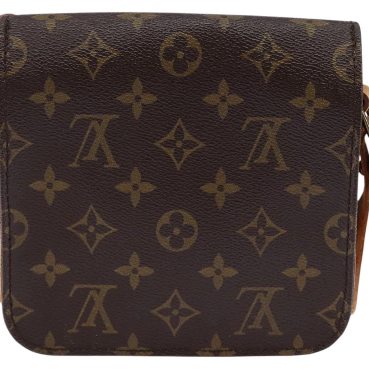 LOUIS VUITTON Monogram Cartouchiere PM Shoulder Bag M51254 LV Auth gh872