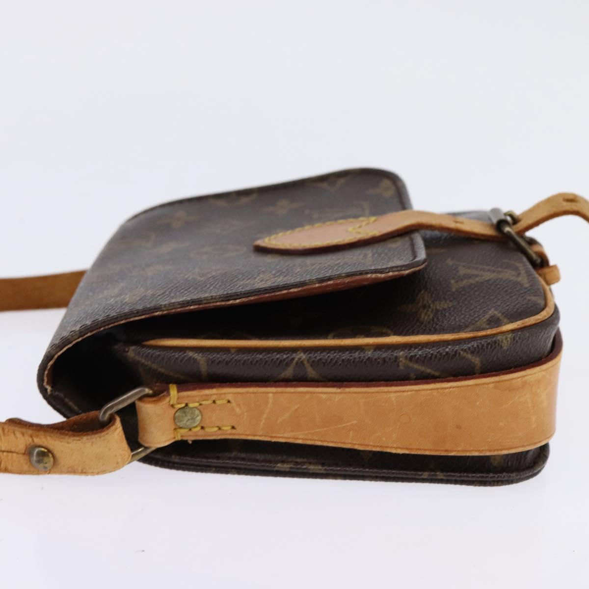 LOUIS VUITTON Monogram Cartouchiere PM Shoulder Bag M51254 LV Auth gh872