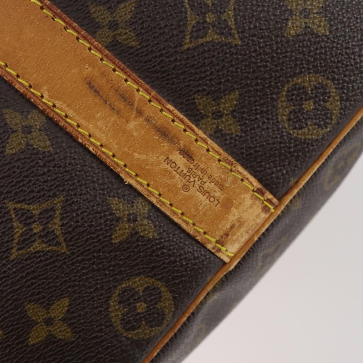 LOUIS VUITTON Monogram Keepall Bandouliere 50 Boston Bag M41416 LV Auth gh873