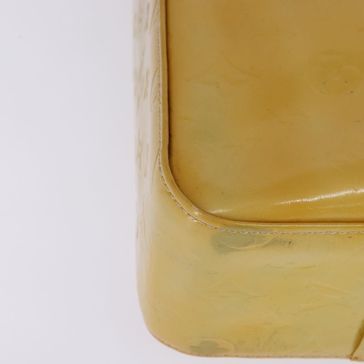 LOUIS VUITTON Monogram Vernis Columbus Tote Bag Gris M91028 LV Auth gh879