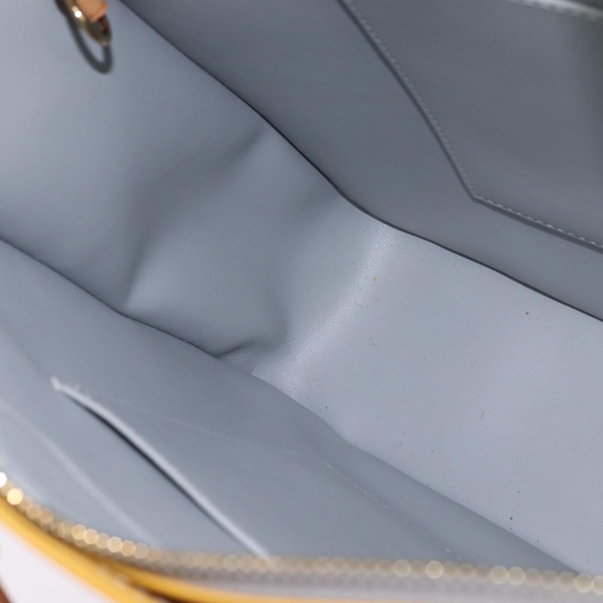 LOUIS VUITTON Monogram Vernis Columbus Tote Bag Gris M91028 LV Auth gh879