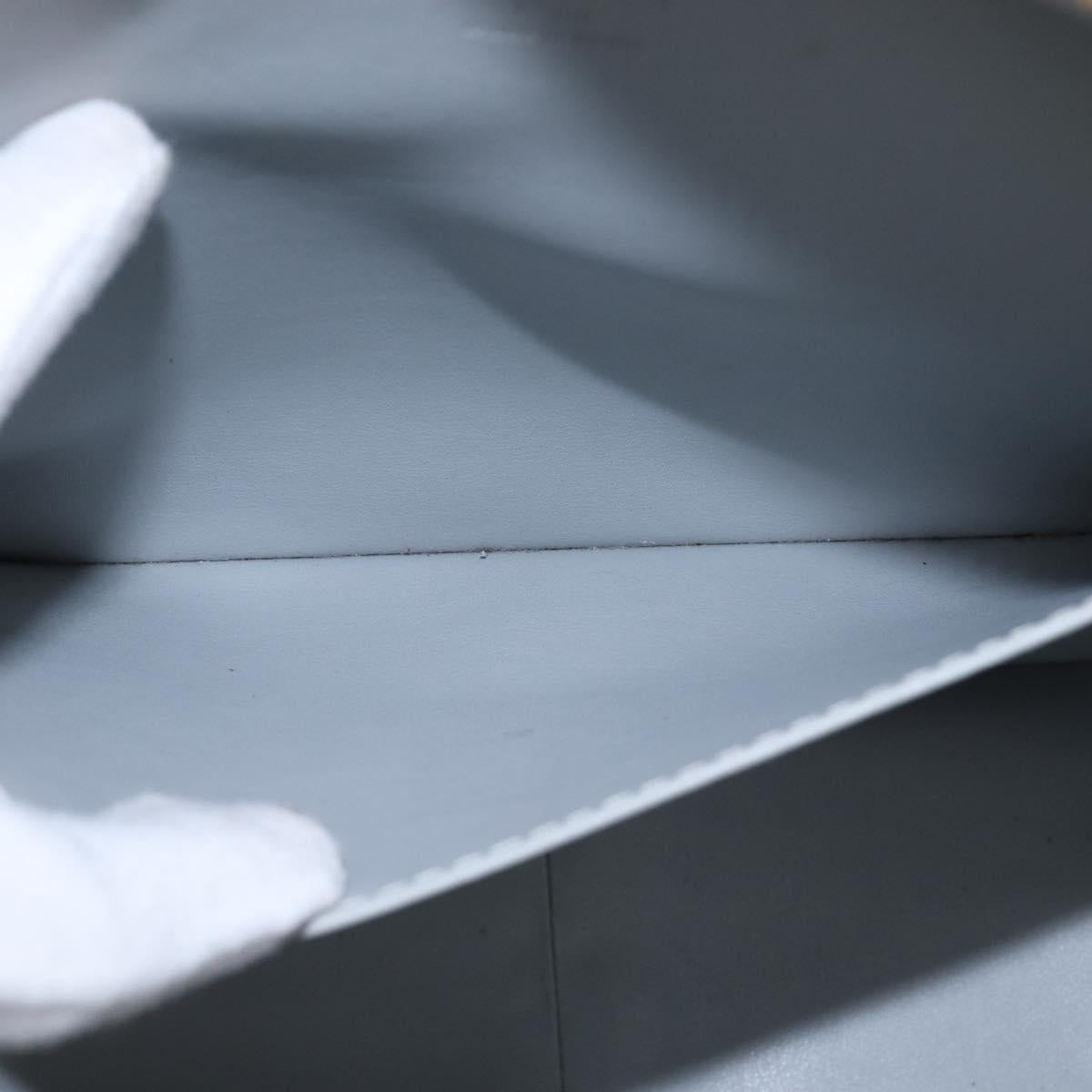 LOUIS VUITTON Monogram Vernis Columbus Tote Bag Gris M91028 LV Auth gh879